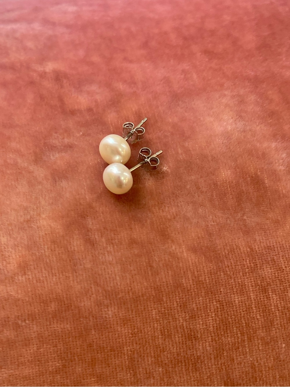 Freshwater Pearl Stud Earrings - Picture 9 of 12
